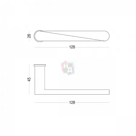 Ручка дверная MVM DUNE M-2102 BLACK черный