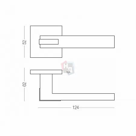Ручка дверная MVM QOOB SLIM Z-1320/E20 SC сатин хром