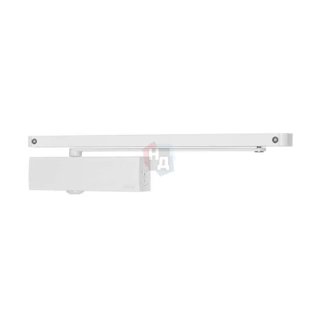 Доводчик дверной накладной RYOBI LIM DS-2200T EN1-3 BC WHITE белый скользящая тяга (60кг)