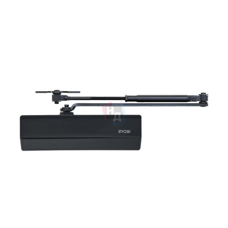 Доводчик дверной накладной RYOBI D-1554 EN2/3/4 GREY_ANTHRACITE серый универсальная тяга (80кг)