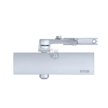 Доводчик дверной накладной RYOBI LIM D-1200 EN2/3/4 SILVER хром стандартная тяга (80кг)
