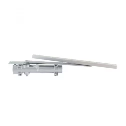 Доводчик дверной врезной RYOBI CO-154 EN4 ALUMINIUM серый скользящая тяга (85кг)