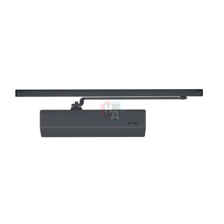 Доводчик дверной накладной RYOBI D-2050T EN3 BC BLACK черный скользящая тяга (60кг)