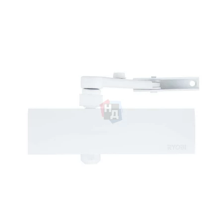 Доводчик дверной накладной RYOBI LIM D-1200 EN2/3/4 WHITE белый стандартная тяга (80кг)