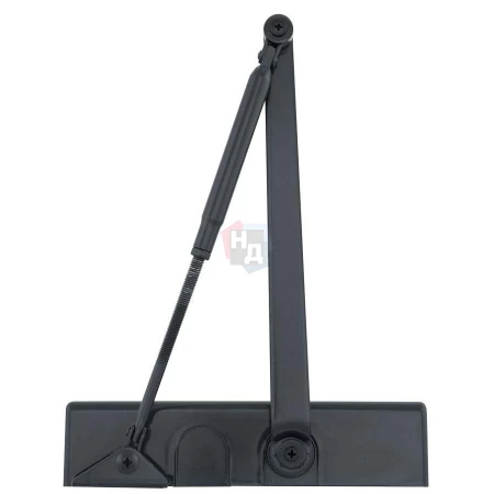 Доводчик дверной накладной RYOBI D-1554 EN2/3/4 GREY_ANTHRACITE серый стандартная тяга (80кг)