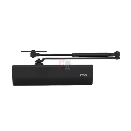 Доводчик дверной накладной RYOBI D-2550 EN1-4 BC BLACK черный универсальная тяга (80кг)