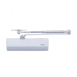 Доводчик дверной накладной RYOBI D-1554 EN2/3/4 SILVER хром универсальная тяга (80кг)