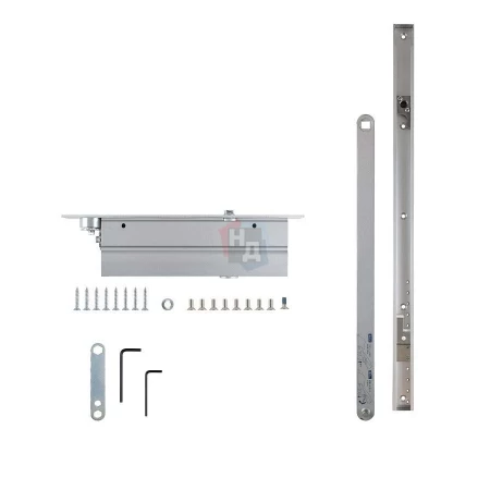 Доводчик дверной врезной RYOBI GC_4V_R EN1-5 ALUMINIUM серый скользящая тяга (100кг)