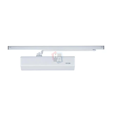 Доводчик дверной накладной RYOBI DS-2050T EN3 BC SILVER хром скользящая тяга (60кг)