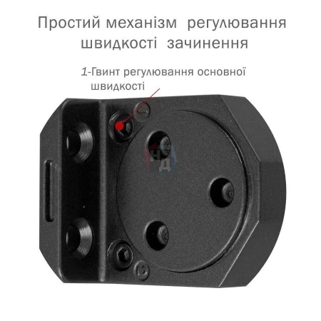 Доводчик дверной накладной RYOBI DS-3550 EN1-5 BLACK черный параллельная тяга (100кг)