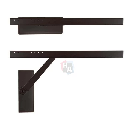Доводчик дверной накладной RYOBI S-8850T EN2 DARK_BRONZE коричневый скользящая тяга (45кг)