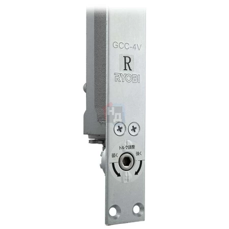 Доводчик дверной врезной RYOBI GCC_4V_R EN1-6 ALUMINIUM серый скользящая тяга (130кг)