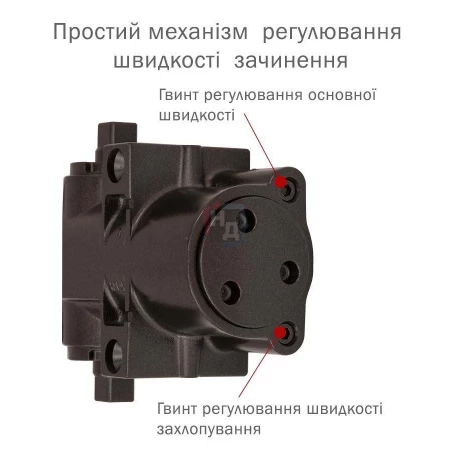 Доводчик дверной накладной RYOBI DS-4550 EN2-7+ DARK_BRONZE коричневый стандартная тяга (200кг)