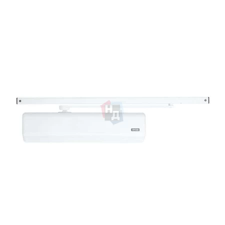 Доводчик дверной накладной RYOBI DS-3550 EN1-3 WHITE белый скользящая тяга (65кг)