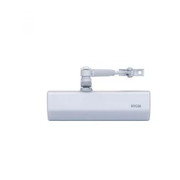 Доводчик дверной накладной RYOBI D-1554 EN2/3/4 SILVER хром стандартная тяга (80кг)