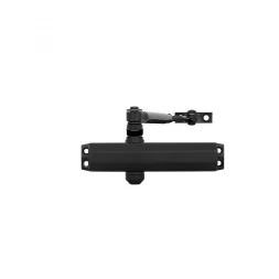 Доводчик дверной накладной RYOBI D-1504 EN2/3/4 BLACK черный стандартная тяга (80кг)
