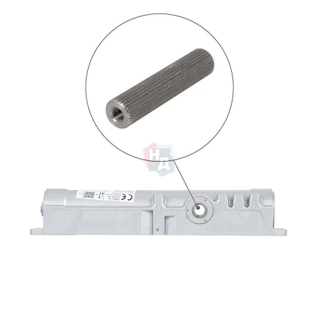 Доводчик дверной накладной ABLOY DC240 EN2-6 BC ALUMINIUM серый без тяги (120кг)