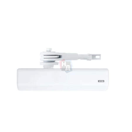 Доводчик дверной накладной RYOBI DS-3550 EN2-5 WHITE белый стандартная тяга (100кг)