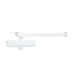Доводчик дверной накладной RYOBI 8803 EN2/3 GLOSSY_WHITE белый универсальная тяга (65кг)