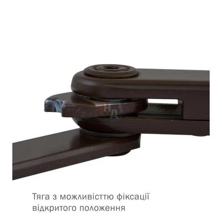 Тяга доводчика стандартная Abloy DC191 коричневый с фиксацией