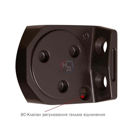 Доводчик дверной накладной RYOBI DS-2050T EN3 BC DARK_BRONZE коричневый скользящая тяга (60кг)