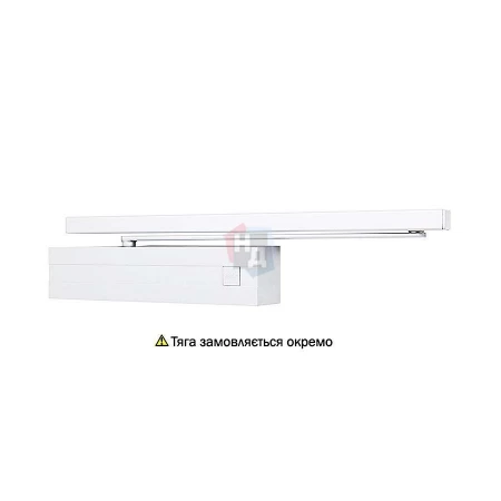 Доводчик дверной накладной ABLOY DC240 EN2-6 BC WHITE белый без тяги (120кг)