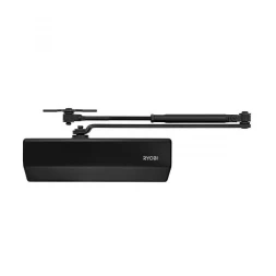 Доводчик дверной накладной RYOBI D-1554 EN2/3/4 BLACK черный универсальная тяга (80кг)