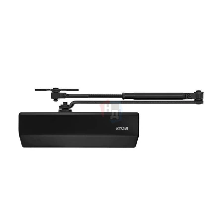 Доводчик дверной накладной RYOBI D-1554 EN2/3/4 BLACK черный универсальная тяга (80кг)