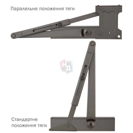 Доводчик дверной накладной RYOBI LIM D-1200 EN2/3/4 BC METALLIC_BRONZE коричневый универсальная тяга (80кг)