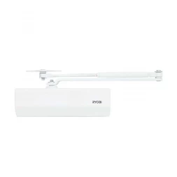 Доводчик дверной накладной RYOBI D-1554 EN2/3/4 GLOSSY_WHITE белый универсальная тяга (80кг)