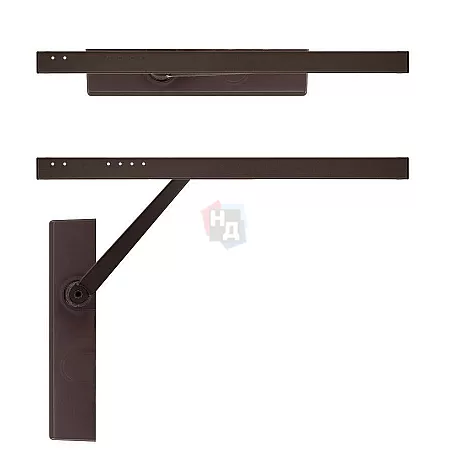 Доводчик дверной накладной RYOBI DS-2550 EN1-2 BC DARK_BRONZE коричневый скользящая тяга (45кг)