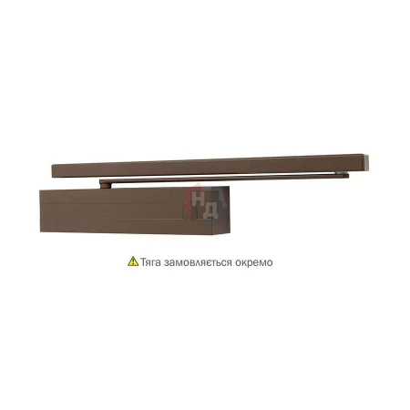 Доводчик дверной накладной ABLOY DC240 EN2-6 BC BROWN коричневый без тяги (120кг)