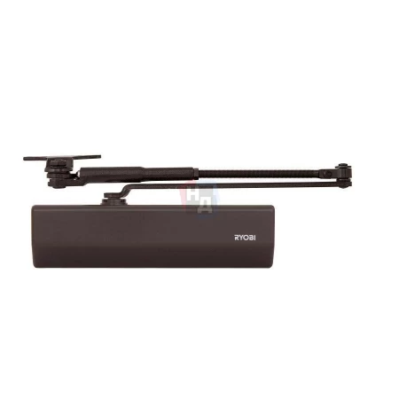 Доводчик дверной накладной RYOBI DS-2055P EN4 BC DARK_BRONZE коричневый параллельная тяга (80кг)