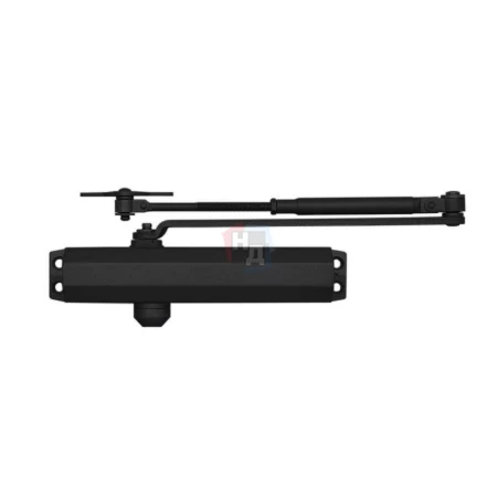 Доводчик дверной накладной RYOBI D-2005V EN3/4/5 BC BLACK черный универсальная тяга (100кг)