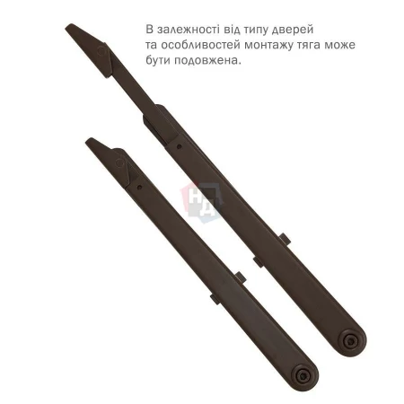 Тяга доводчика стандартная Abloy DC191 коричневый с фиксацией