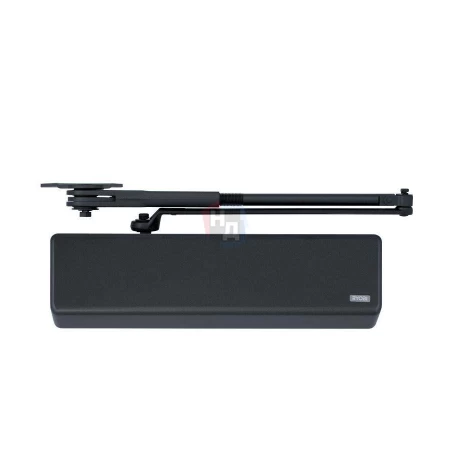 Доводчик дверной накладной RYOBI DS-4550 EN2-7+ GREY_ANTHRACITE серый параллельная тяга (200кг)