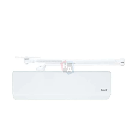 Доводчик дверной накладной RYOBI D-4550 EN2-7+ WHITE белый универсальная тяга (200кг)