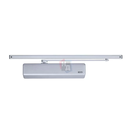 Доводчик дверной накладной RYOBI DS-3550 EN1-3 SILVER хром скользящая тяга (65кг)
