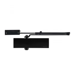 Доводчик дверной накладной RYOBI LIM D-1200 EN2/3/4 BLACK черный универсальная тяга (80кг)