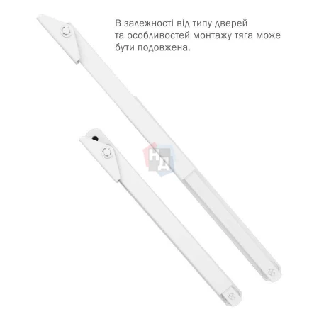 Тяга доводчика стандартная Abloy DC197 белый