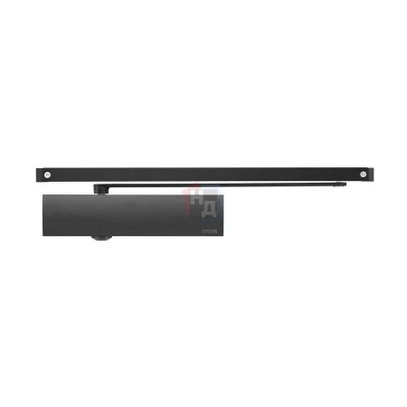 Доводчик дверной накладной RYOBI LIM DS-3200T EN1-4 BC BLACK черный скользящая тяга (80кг)