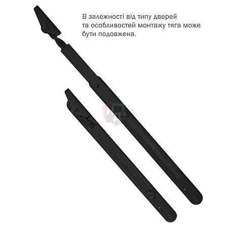 Тяга доводчика стандартная Abloy DC190 чёрный
