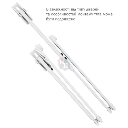 Тяга доводчика стандартная Abloy DC197 белый