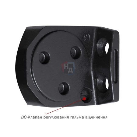 Доводчик дверной накладной RYOBI D-2055V EN3/4/5 BC BLACK черный стандартная тяга (100кг)