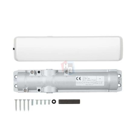 Доводчик дверной накладной ABLOY DC247 EN5-7 BC WHITE белый без тяги (160кг)