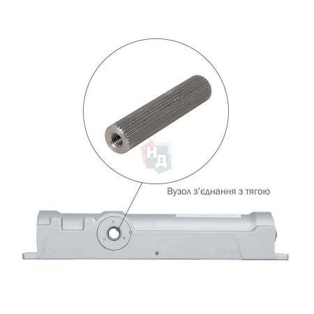 Доводчик дверной накладной ABLOY DC250 EN1-6 BC BLACK черный без тяги (120кг)