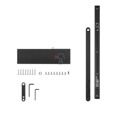 Доводчик дверной накладной RYOBI GTS_4V_R EN1-5 BLACK черный скользящая тяга (100кг)