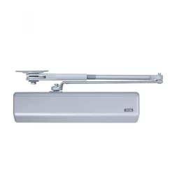 Доводчик дверной накладной RYOBI DS-3550 EN1-5 SILVER хром параллельная тяга (100кг)