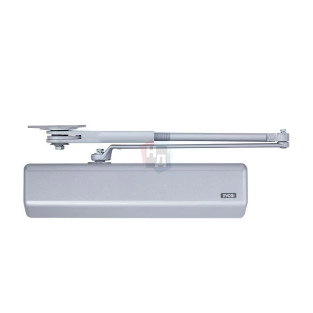 Доводчик дверной накладной RYOBI DS-3550 EN1-5 SILVER хром параллельная тяга (100кг)