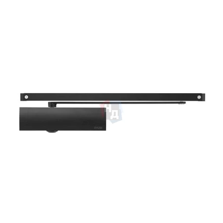 Доводчик дверной накладной RYOBI LIM DS-2200T EN1-3 BC BLACK черный скользящая тяга (60кг)